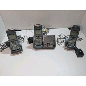 Panasonic KX-TG4133M 1.9 GHz Trio Handsets Single Line Cordless Phone Tested